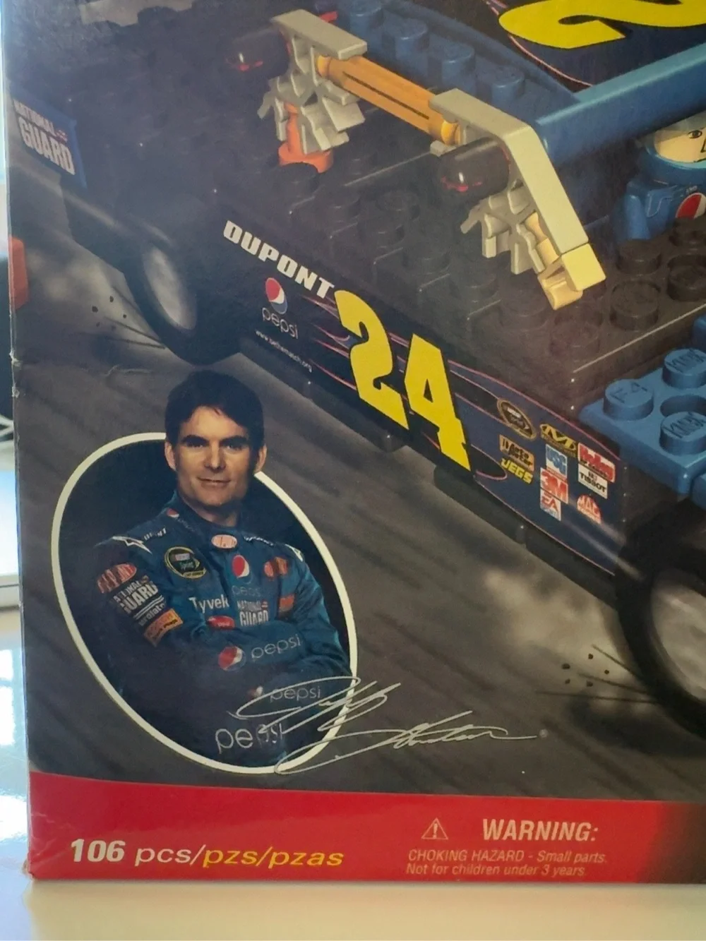K'NEX NASCAR No.24 Pepsi Race Car Building Set - Blue